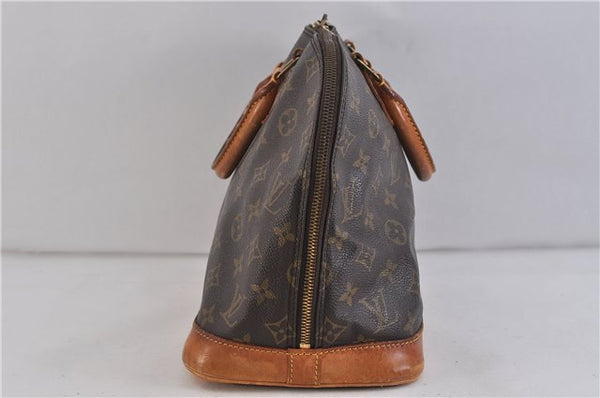 Authentic LOUIS VUITTON Monogram Alma Hand Bag M51130 LV 6256C