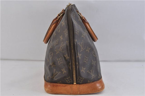 Authentic LOUIS VUITTON Monogram Alma Hand Bag M51130 LV 6256C