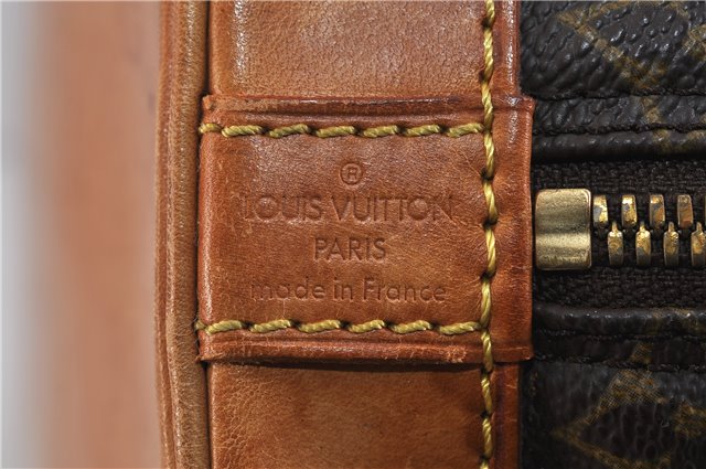 Authentic LOUIS VUITTON Monogram Alma Hand Bag M51130 LV 6256C