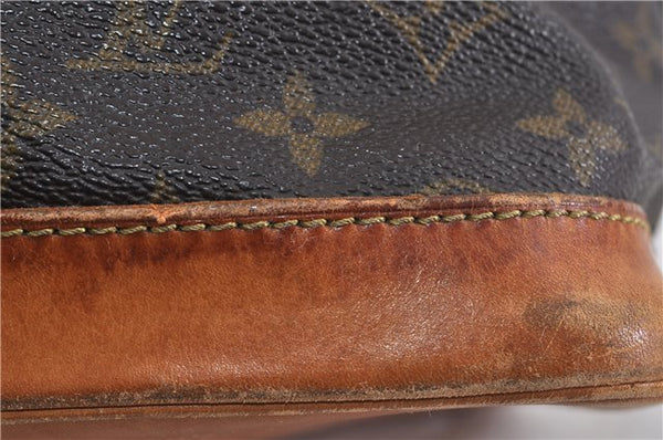 Authentic LOUIS VUITTON Monogram Alma Hand Bag M51130 LV 6256C