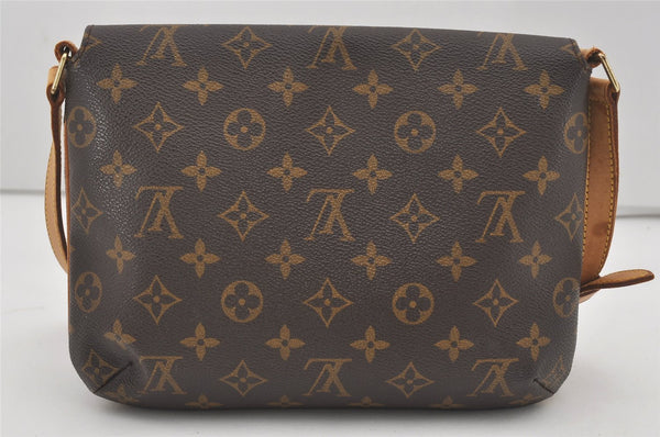 Authentic Louis Vuitton Monogram Musette Tango Shoulder Bag M51257 LV 6256I