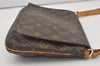 Authentic Louis Vuitton Monogram Musette Tango Shoulder Bag M51257 LV 6256I