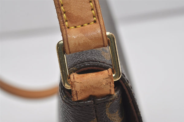 Authentic Louis Vuitton Monogram Musette Tango Shoulder Bag M51257 LV 6256I