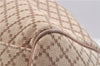 Auth GUCCI Sukey Diamante Shoulder Tote Bag Canvas Leather 211944 Beige 6257D