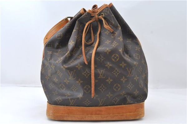 Authentic Louis Vuitton Monogram Noe Shoulder Bag M42224 LV 6257E