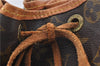 Authentic Louis Vuitton Monogram Noe Shoulder Bag M42224 LV 6257E