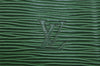 Authentic Louis Vuitton Epi Speedy 35 Hand Boston Bag Green M42994 LV 6258I