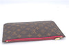 Authentic Louis Vuitton Monogram Neverfull Pouch Clutch Bag Pink LV 6259D