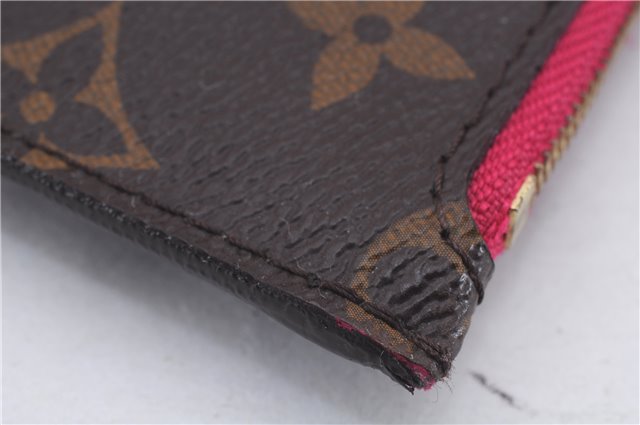 Authentic Louis Vuitton Monogram Neverfull Pouch Clutch Bag Pink LV 6259D