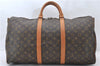 Authentic Louis Vuitton Monogram Keepall Bandouliere 50 M41416 Boston Bag 6259E