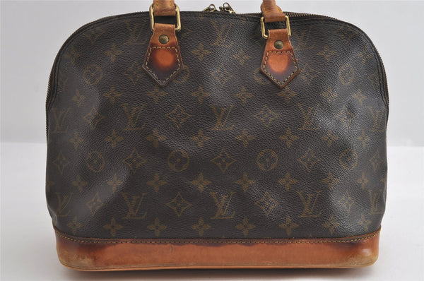 Authentic Louis Vuitton Monogram Alma Hand Bag Purse M51130 LV 6259I