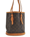 Authentic Louis Vuitton Monogram Bucket PM Shoulder Tote Bag M42238 LV 6260I