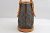 Authentic Louis Vuitton Monogram Bucket PM Shoulder Tote Bag M42238 LV 6260I