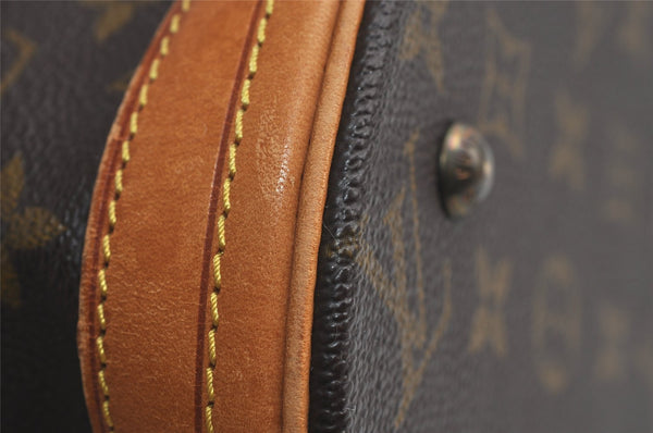 Authentic Louis Vuitton Monogram Bucket PM Shoulder Tote Bag M42238 LV 6260I