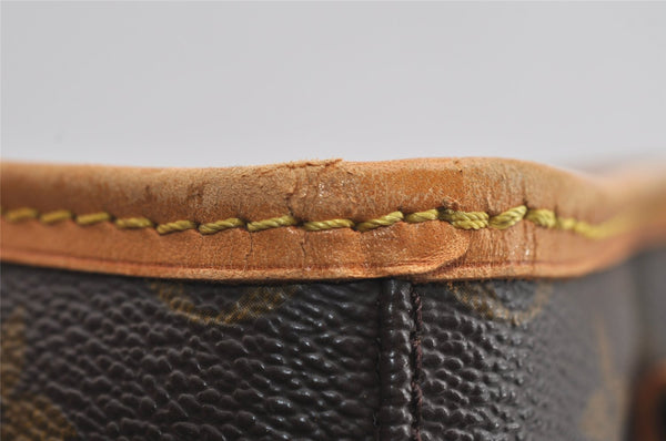 Authentic Louis Vuitton Monogram Bucket PM Shoulder Tote Bag M42238 LV 6260I