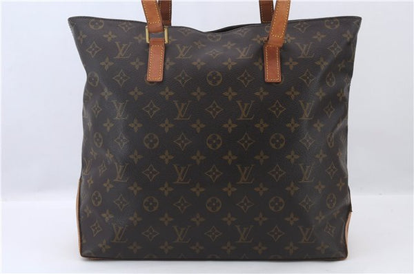 Authentic LOUIS VUITTON Monogram Cabas Mezzo Tote Bag M51151 LV 6261C
