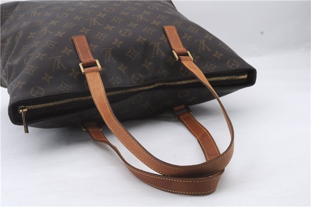 Authentic LOUIS VUITTON Monogram Cabas Mezzo Tote Bag M51151 LV 6261C