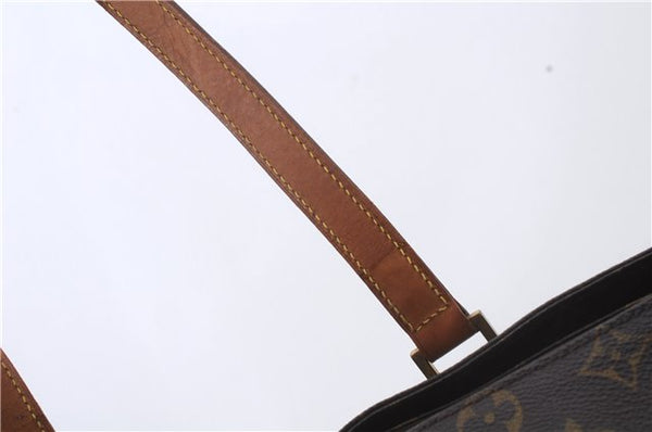 Authentic LOUIS VUITTON Monogram Cabas Mezzo Tote Bag M51151 LV 6261C