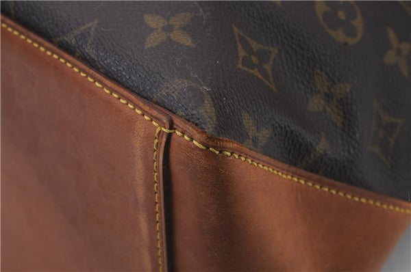 Authentic LOUIS VUITTON Monogram Cabas Mezzo Tote Bag M51151 LV 6261C