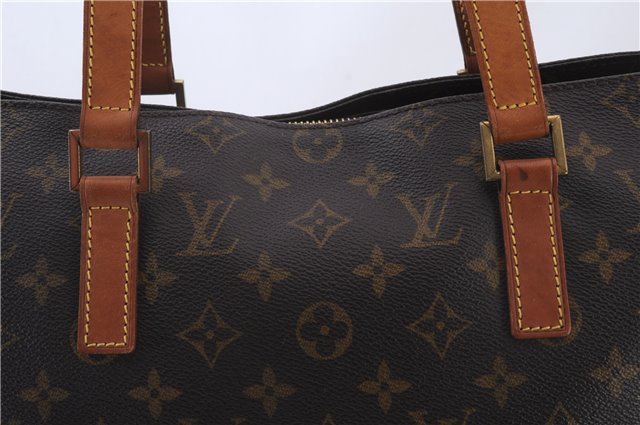 Authentic LOUIS VUITTON Monogram Cabas Mezzo Tote Bag M51151 LV 6261C