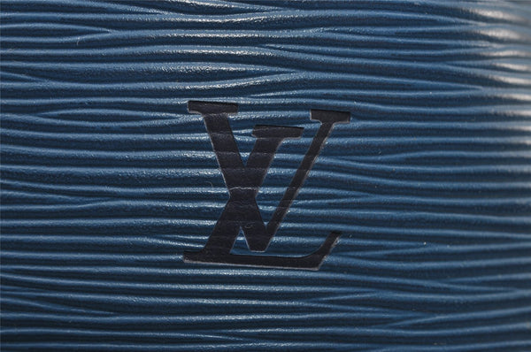 Authentic Louis Vuitton Epi Noe Bi-color Blue x Green Drawstring Bag LV 6261I