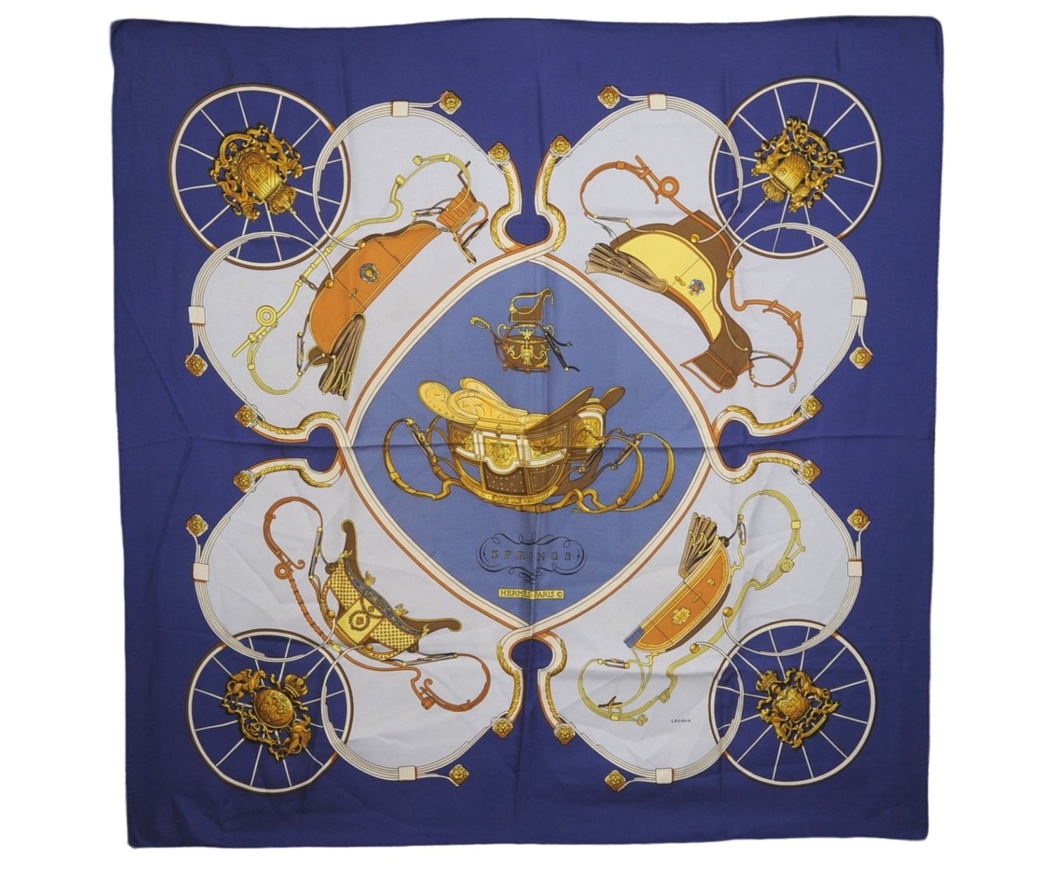 Authentic HERMES Carre 90 Scarf 