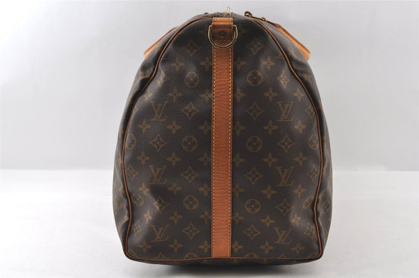 Authentic Louis Vuitton Monogram Keepall Bandouliere 60 M41412 Boston Bag 6262I