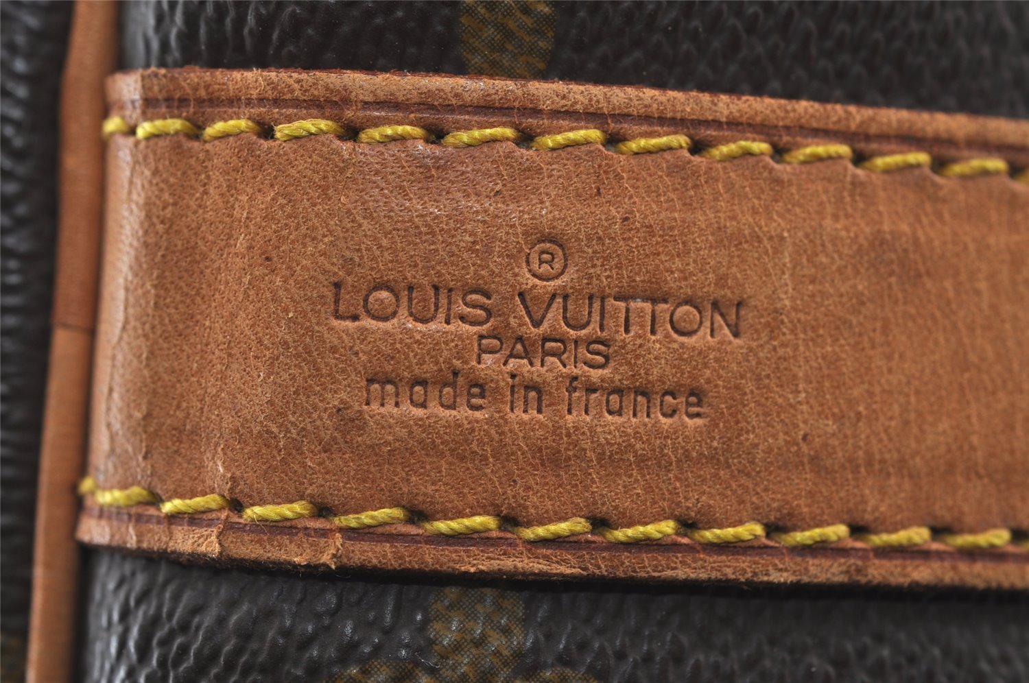 Authentic Louis Vuitton Monogram Keepall Bandouliere 60 M41412 Boston Bag 6262I