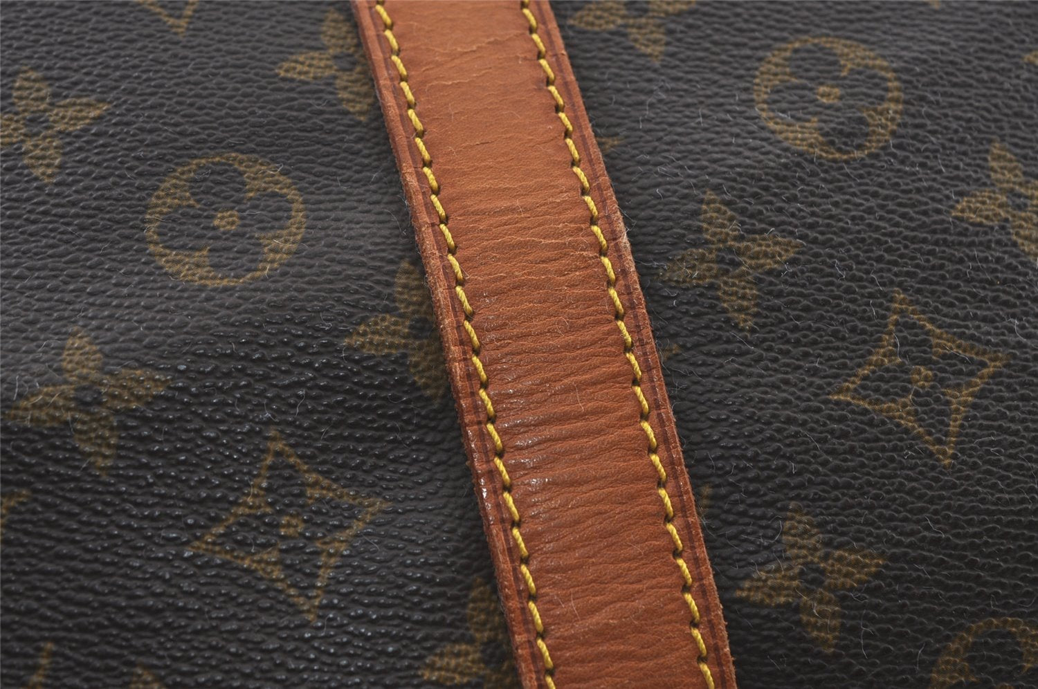 Authentic Louis Vuitton Monogram Keepall Bandouliere 60 M41412 Boston Bag 6262I