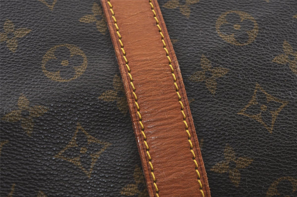 Authentic Louis Vuitton Monogram Keepall Bandouliere 60 M41412 Boston Bag 6262I