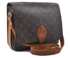 Auth LOUIS VUITTON Monogram Cartouchiere GM Shoulder Cross Bag M51252 LV 6263C