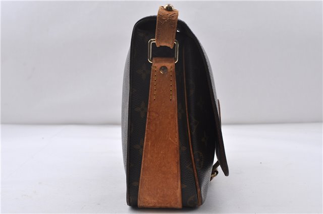 Auth LOUIS VUITTON Monogram Cartouchiere GM Shoulder Cross Bag M51252 LV 6263C