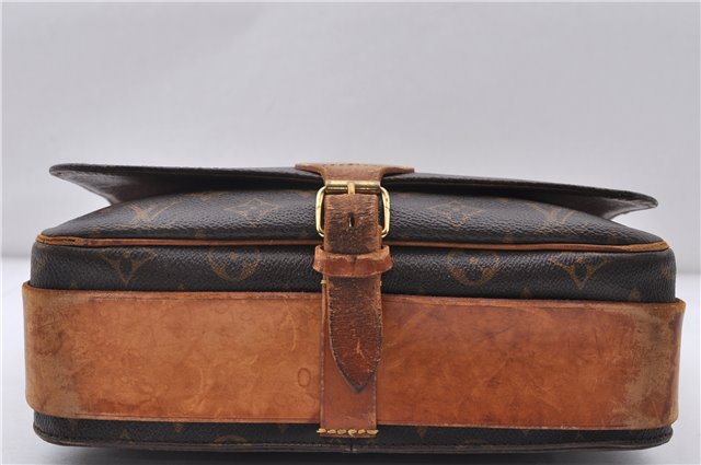Auth LOUIS VUITTON Monogram Cartouchiere GM Shoulder Cross Bag M51252 LV 6263C