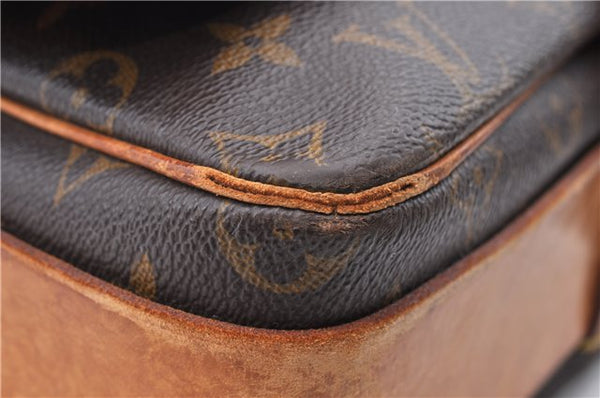 Auth LOUIS VUITTON Monogram Cartouchiere GM Shoulder Cross Bag M51252 LV 6263C