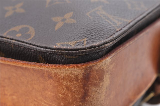 Auth LOUIS VUITTON Monogram Cartouchiere GM Shoulder Cross Bag M51252 LV 6263C