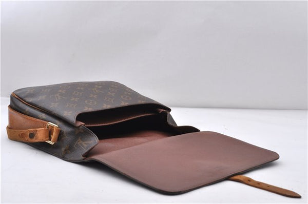 Auth LOUIS VUITTON Monogram Cartouchiere GM Shoulder Cross Bag M51252 LV 6263C