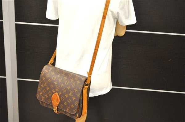 Auth LOUIS VUITTON Monogram Cartouchiere GM Shoulder Cross Bag M51252 LV 6263C