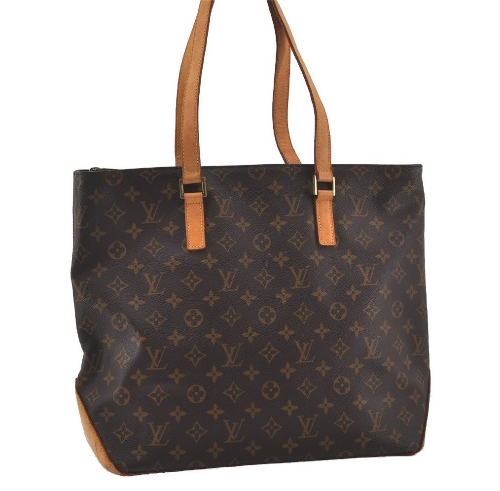 Authentic Louis Vuitton Monogram Cabas Mezzo Shoulder Tote Bag M51151 LV 6264I