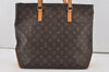 Authentic Louis Vuitton Monogram Cabas Mezzo Shoulder Tote Bag M51151 LV 6264I