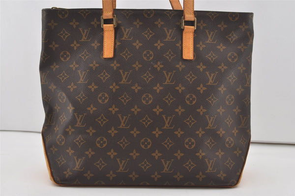 Authentic Louis Vuitton Monogram Cabas Mezzo Shoulder Tote Bag M51151 LV 6264I