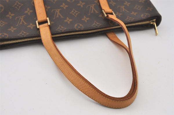 Authentic Louis Vuitton Monogram Cabas Mezzo Shoulder Tote Bag M51151 LV 6264I