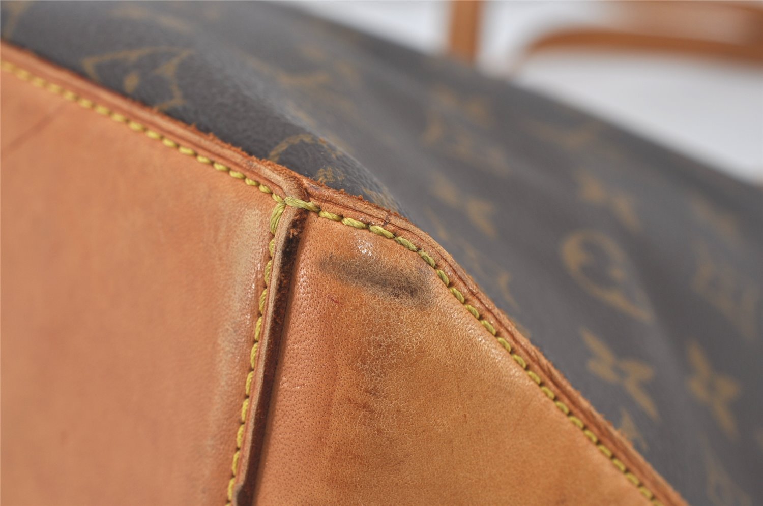 Authentic Louis Vuitton Monogram Cabas Mezzo Shoulder Tote Bag M51151 LV 6264I