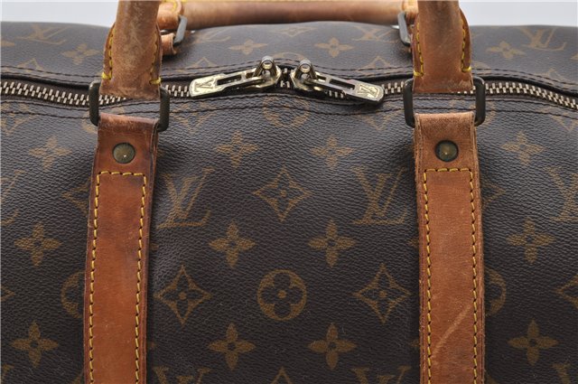 Authentic LOUIS VUITTON Monogram Keepall 50 Boston Bag M41426 LV 6266C