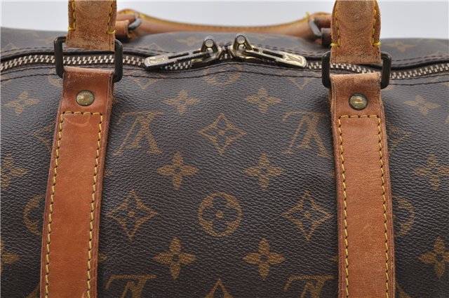 Authentic LOUIS VUITTON Monogram Keepall 50 Boston Bag M41426 LV 6266C