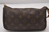 Authentic Louis Vuitton Monogram Pochette Accessoires Pouch M51980 LV 6266I