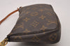 Authentic Louis Vuitton Monogram Pochette Accessoires Pouch M51980 LV 6266I