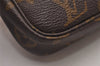 Authentic Louis Vuitton Monogram Pochette Accessoires Pouch M51980 LV 6266I