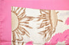 Authentic HERMES Carre 90 Scarf "FLEURS et CARLINES" Silk Pink Box 6267F