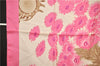 Authentic HERMES Carre 90 Scarf "FLEURS et CARLINES" Silk Pink Box 6267F