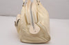 Authentic Christian Dior Vintage Shoulder Hand Tote Bag Leather White 6269I